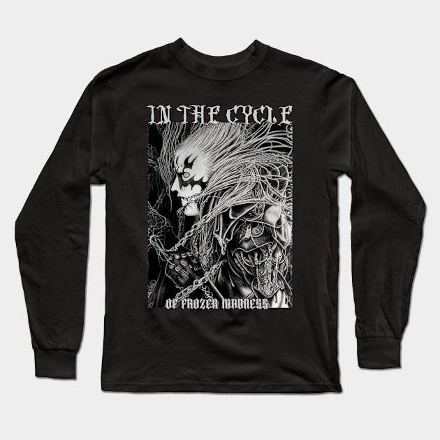 In The Cycle Of Frozen Madness. Long Sleeve T-Shirt by Silent Strega Streetwear